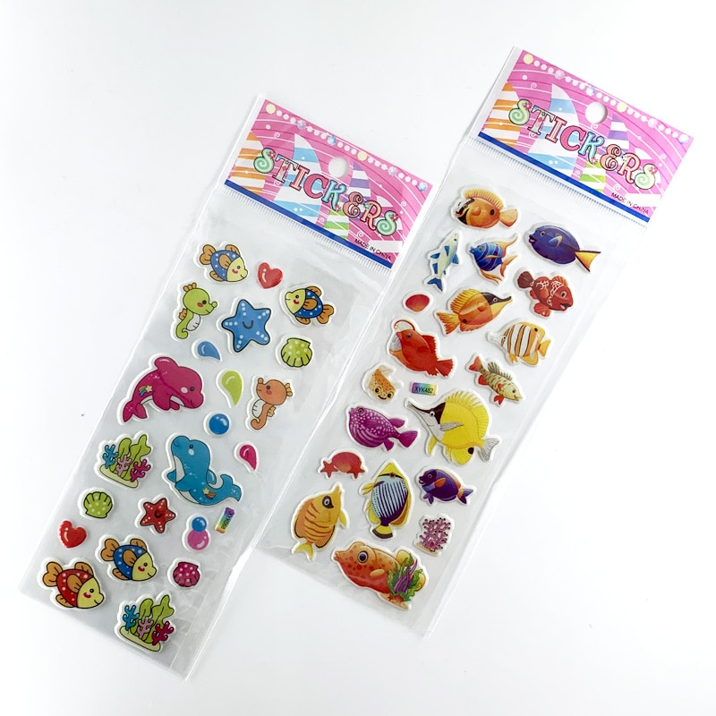 Marine Life Stickers Set 12 Pcs Marine Life Stickers Set 12 Pcs