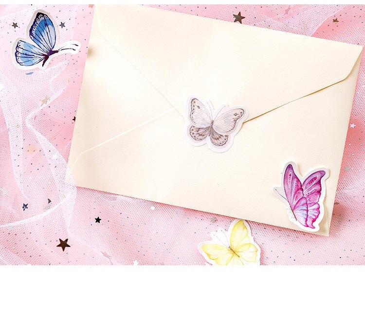 Butterfly Scrapbooking Paper Stickers 45 pcs Set Butterfly Scrapbooking Paper Stickers 45 pcs Set